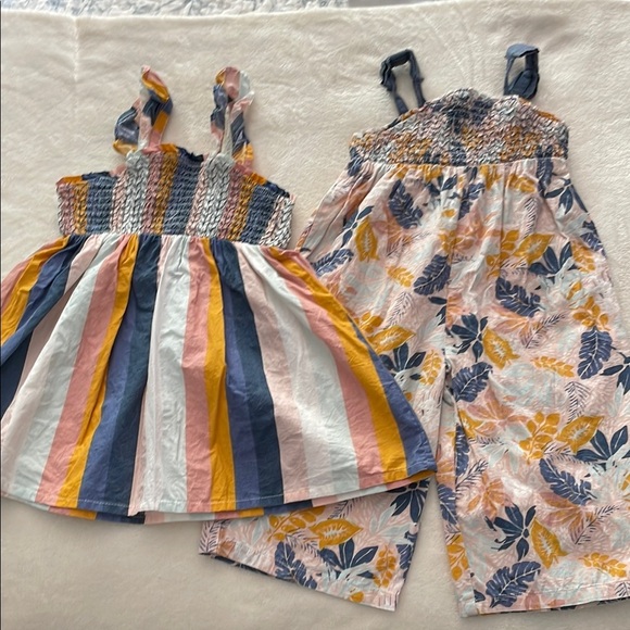 3‎ for $25! Tommy Bahama toddler Girls' Dress & Romper, size 12 months - Picture 1 of 7